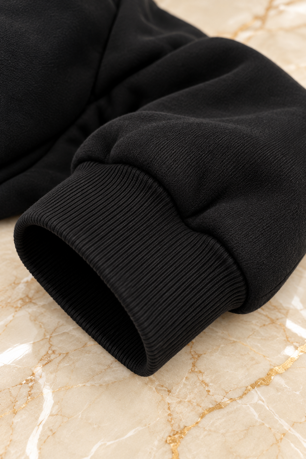 Hanorac cu fermoar – Black