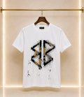 Balenciaga Tricou alb cu imprimeu grafic