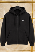 Hanorac cu fermoar – Black