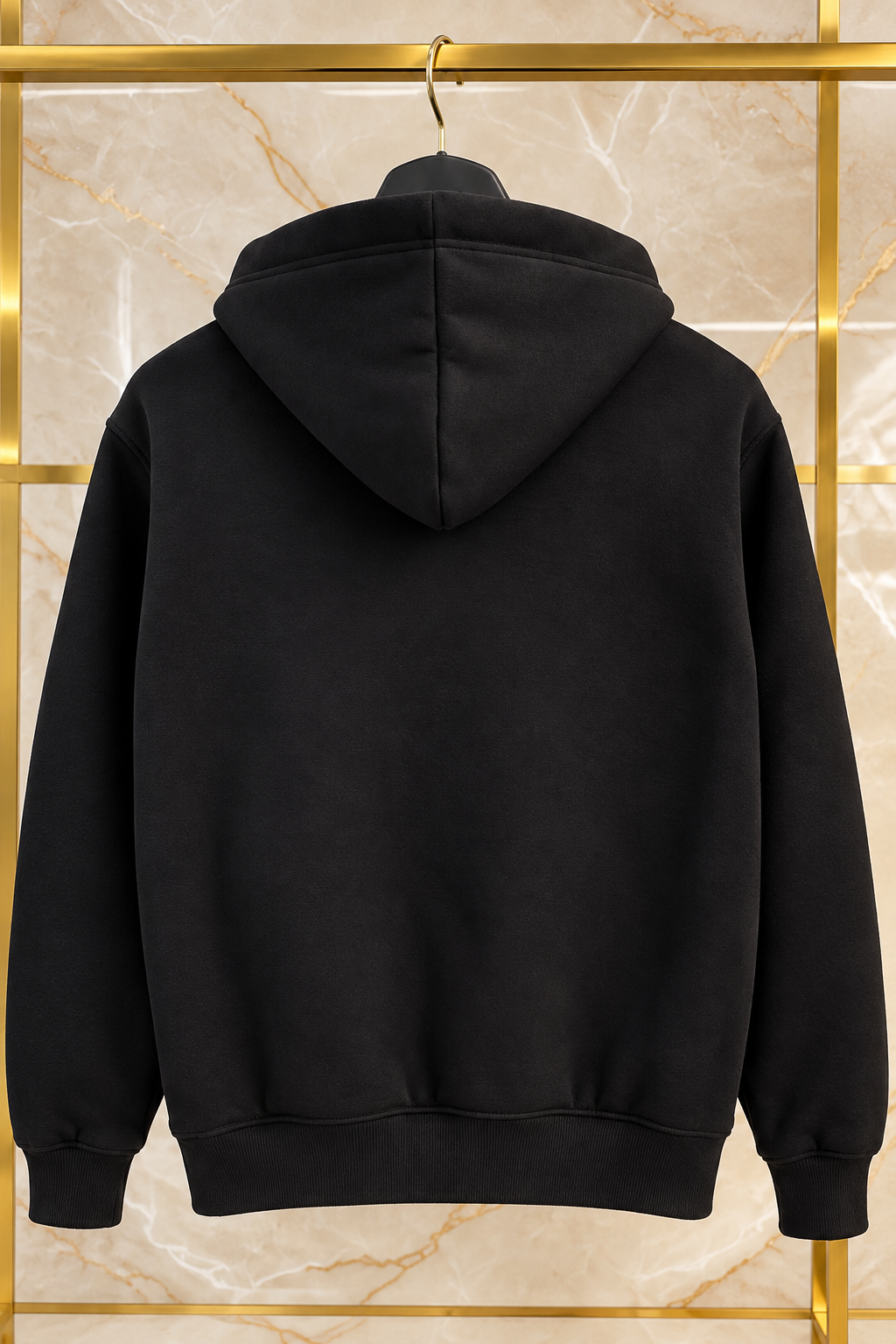 Hanorac cu fermoar – Black