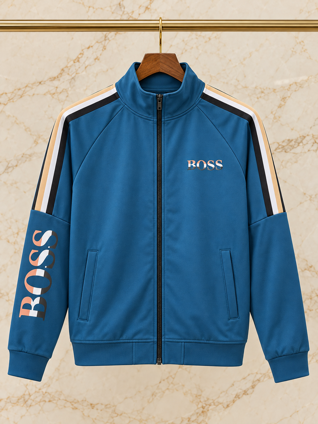 Trening bărbați BOSS - Petrol Blue