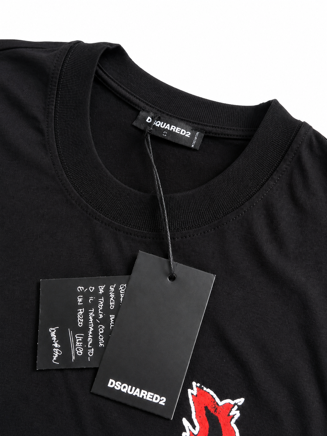 Dsquared2 Tricou Premium Bărbați Negru – Devil Graphic