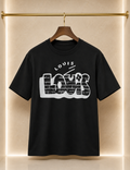 Louis Vuitton Tricou negru cu imprimeu grafic
