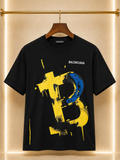 Balenciaga Tricou Premium Bărbați Negru