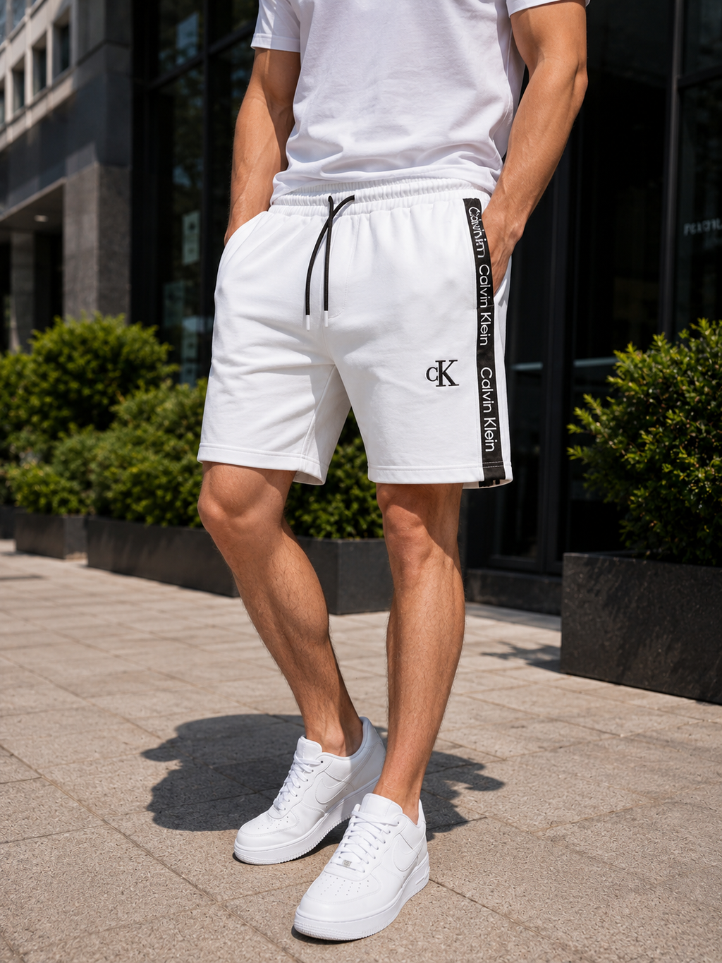 Pantaloni scurți Calvin Klein – White Edition