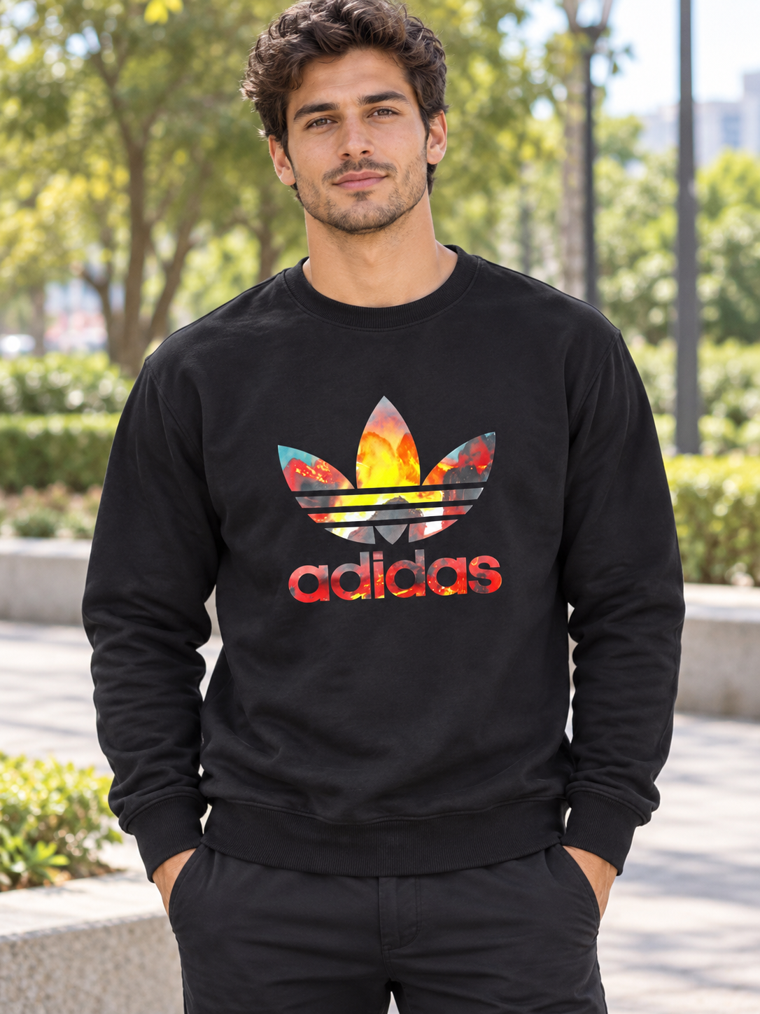 Bluză Adidas neagră