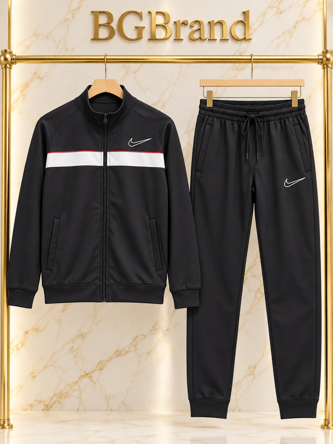 Trening Nike negru pe umerașe