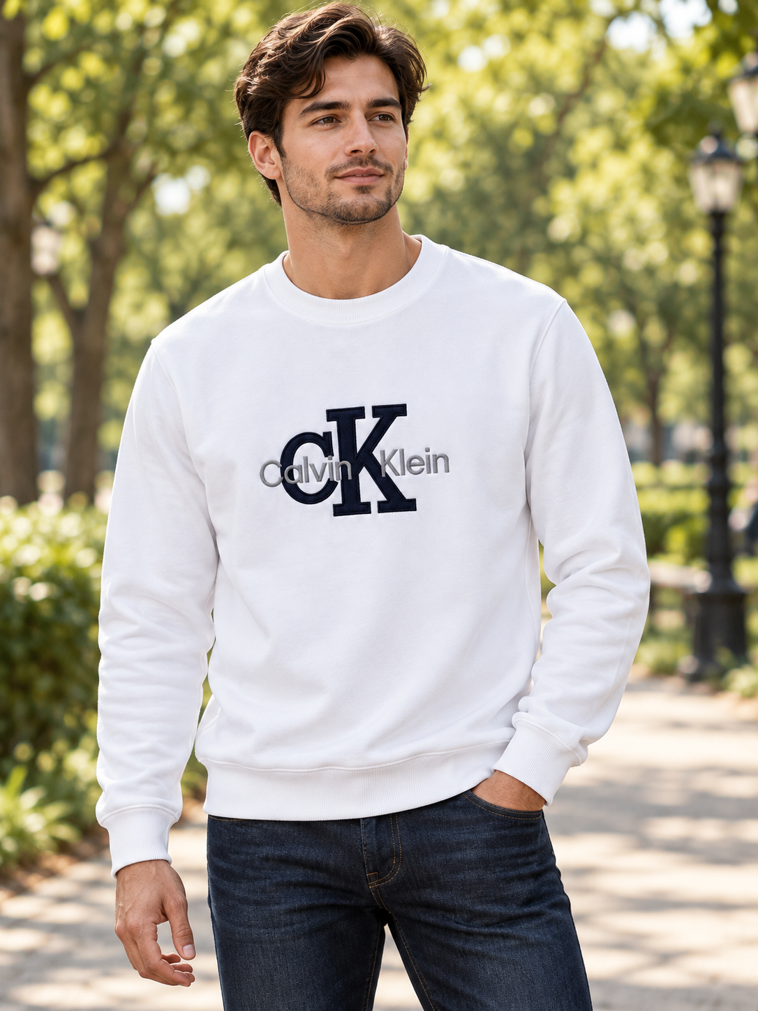 21 - Bluză Calvin Klein - Albă