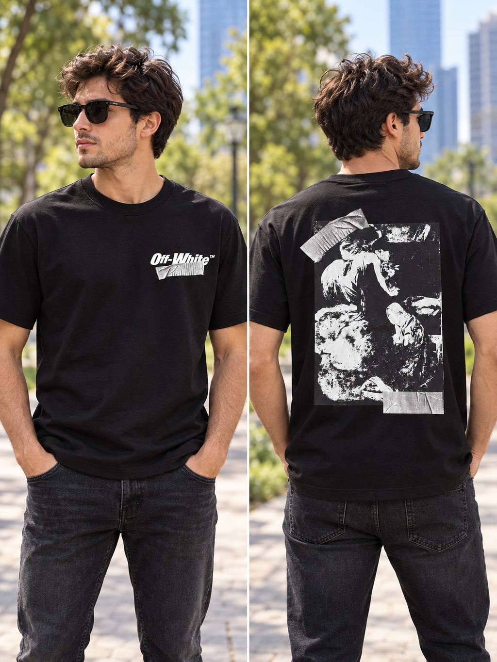 02 - Off White - T-Shirt Black