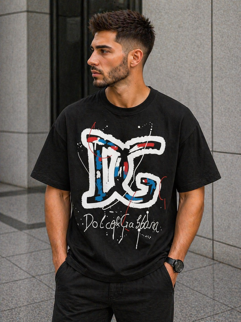 Tricou Dolce & Gabbana - black
