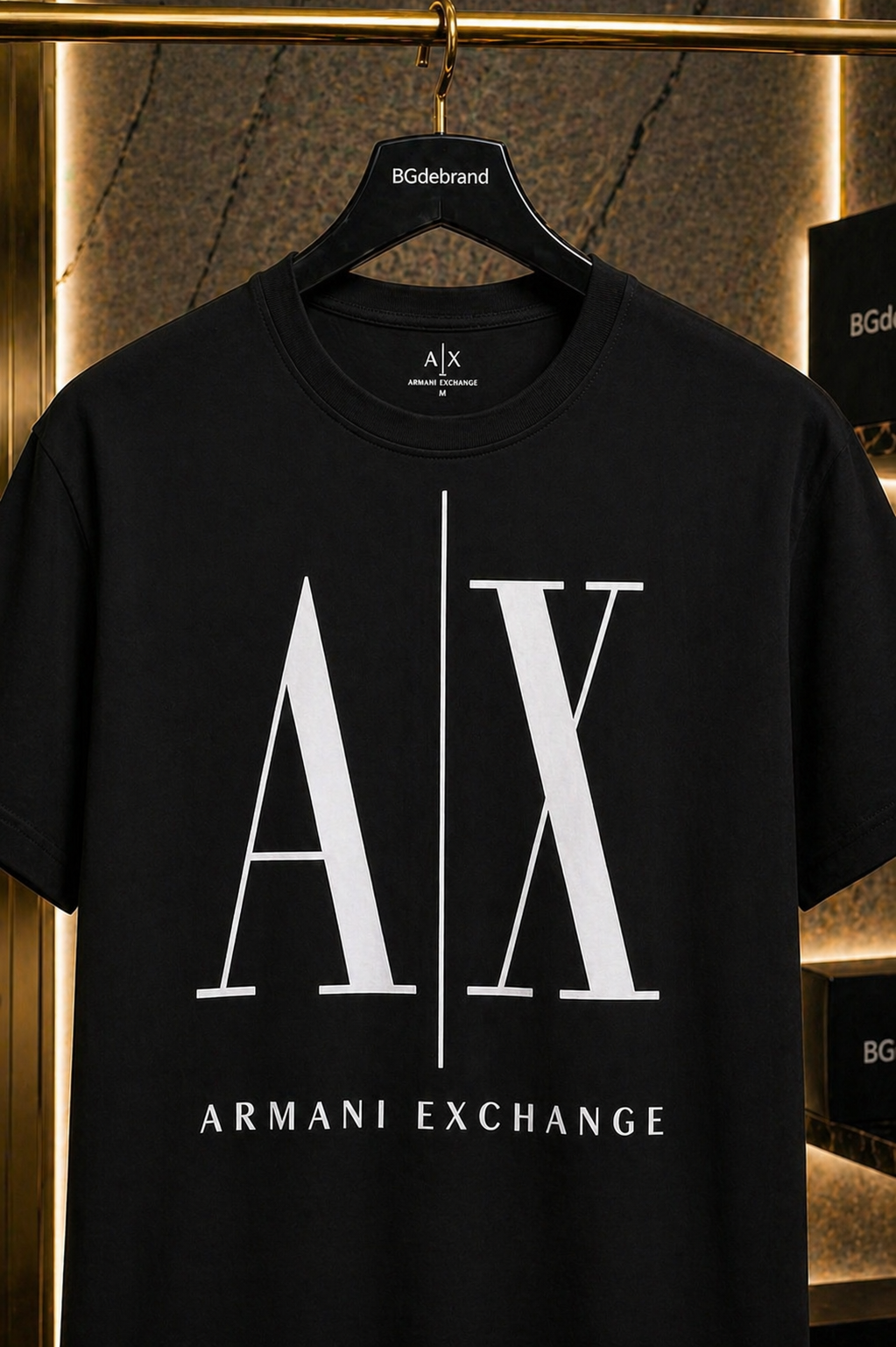 Tricou Armani Exchange - black