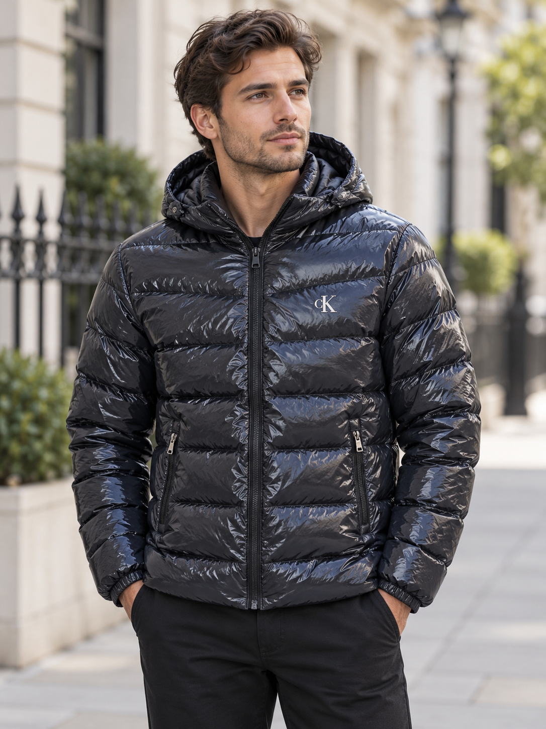 Geacă Calvin Klein black