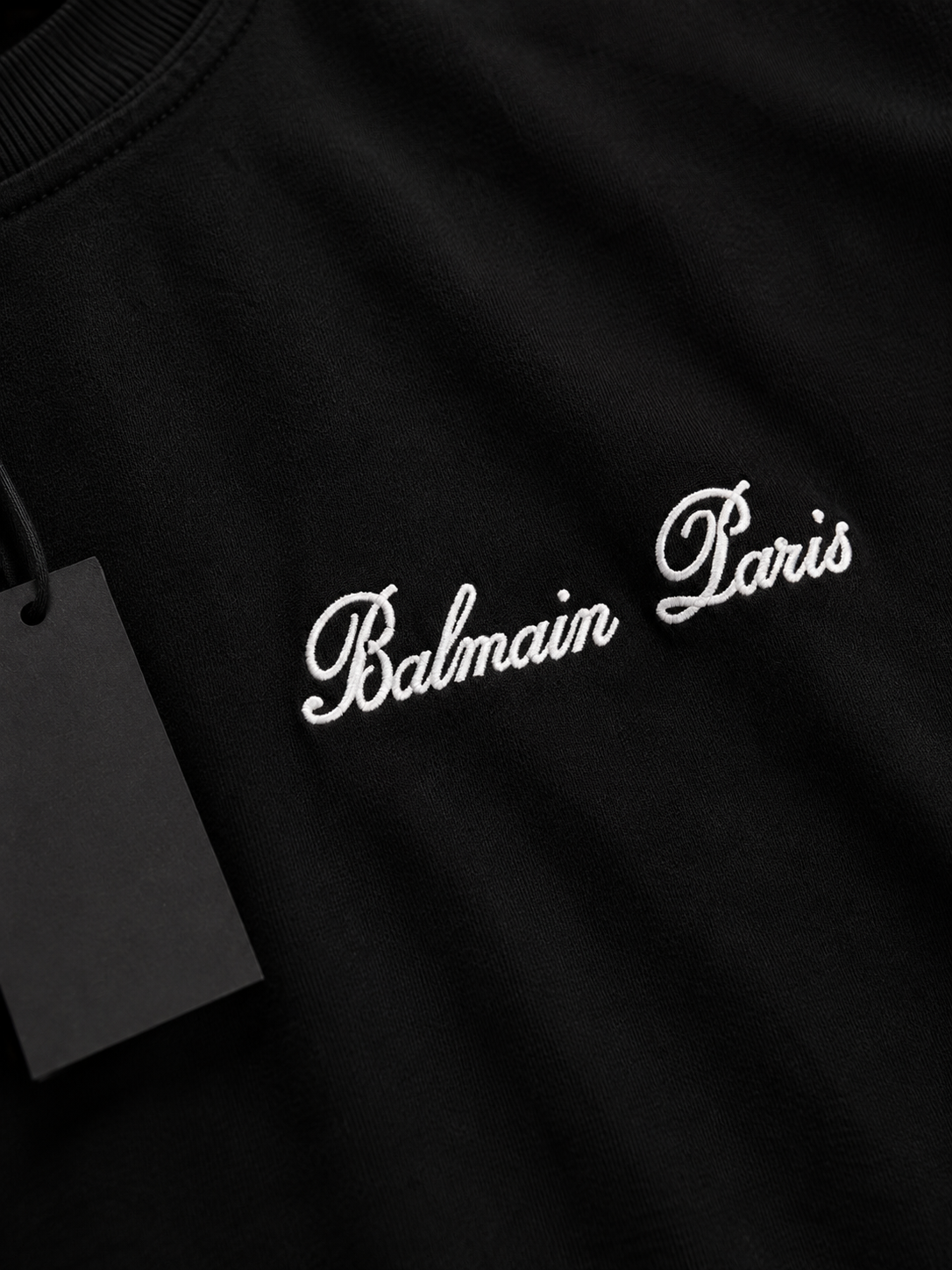 A - T-shirt Balmain Paris - Blcak