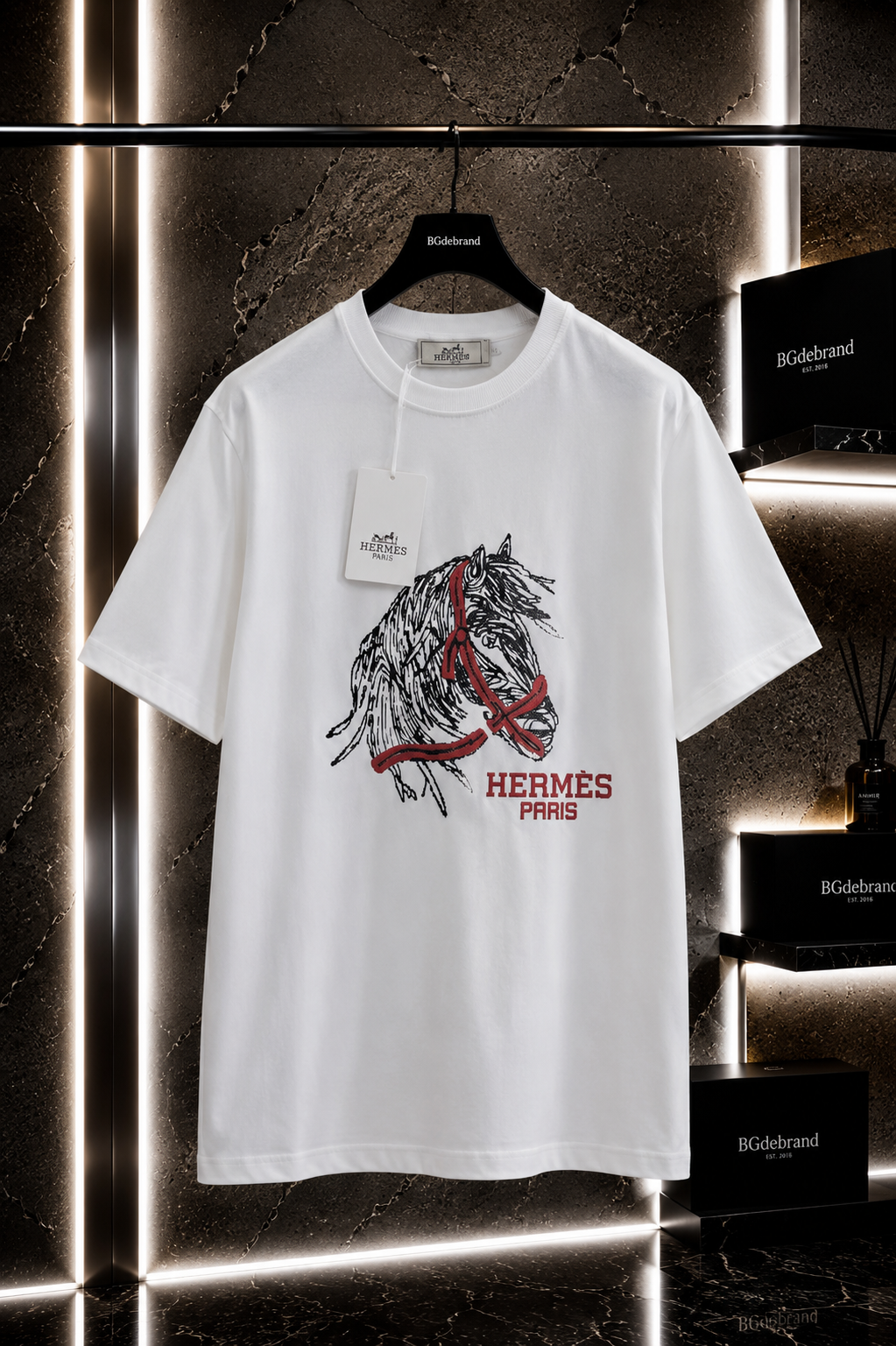 A - T-shirt Hermès - White