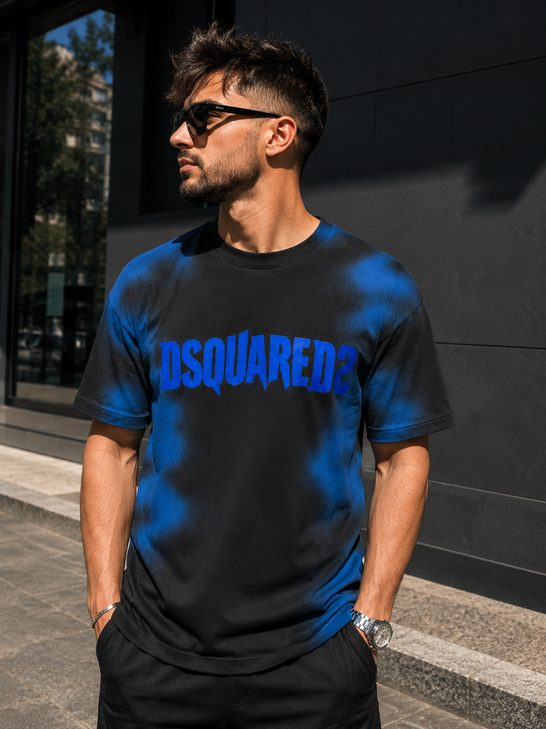 A - Dsquared2 Premium - Black & Blue
