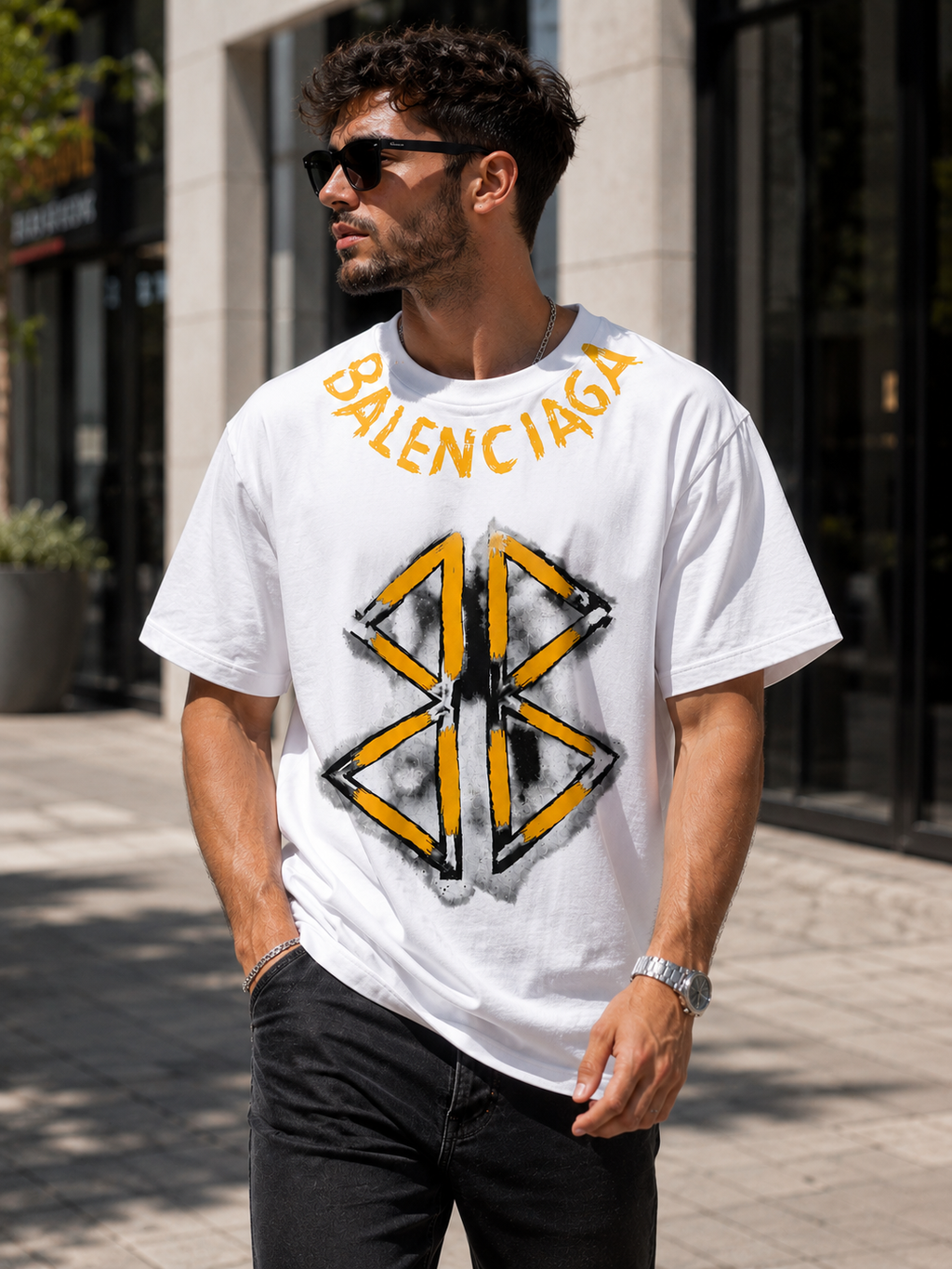 A - Balenciaga White