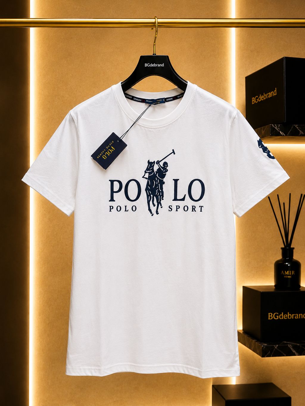 A - Polo T-Shirt White
