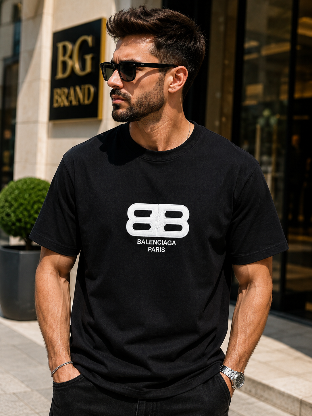 A - Balenciaga Black