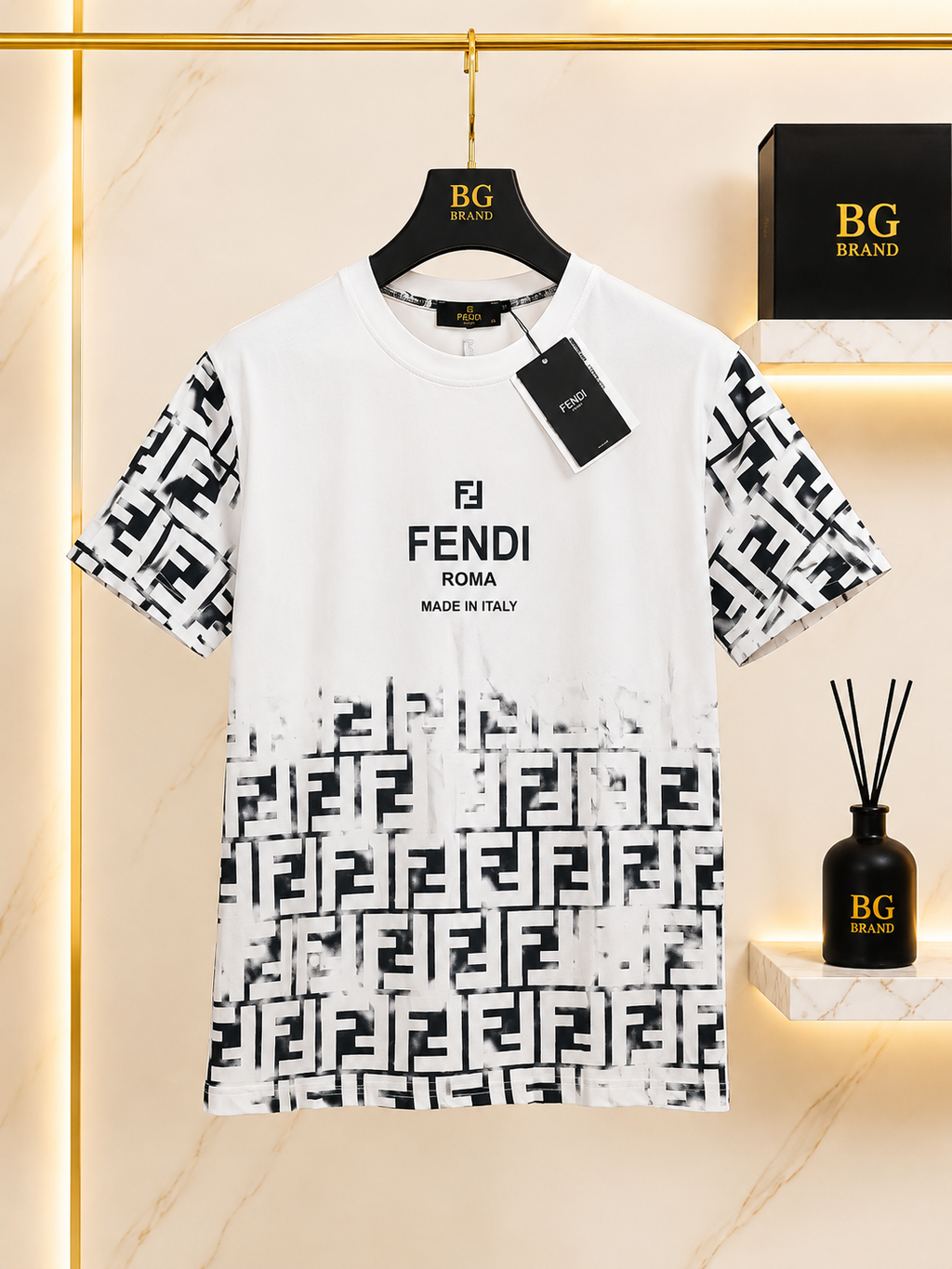 05 - Fendi T-shirt White