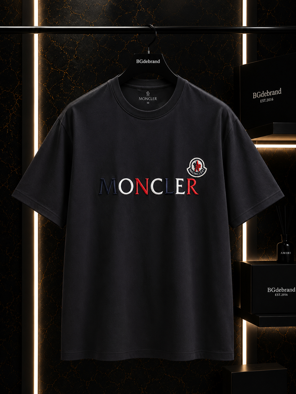 A - T-shirt Moncler - black