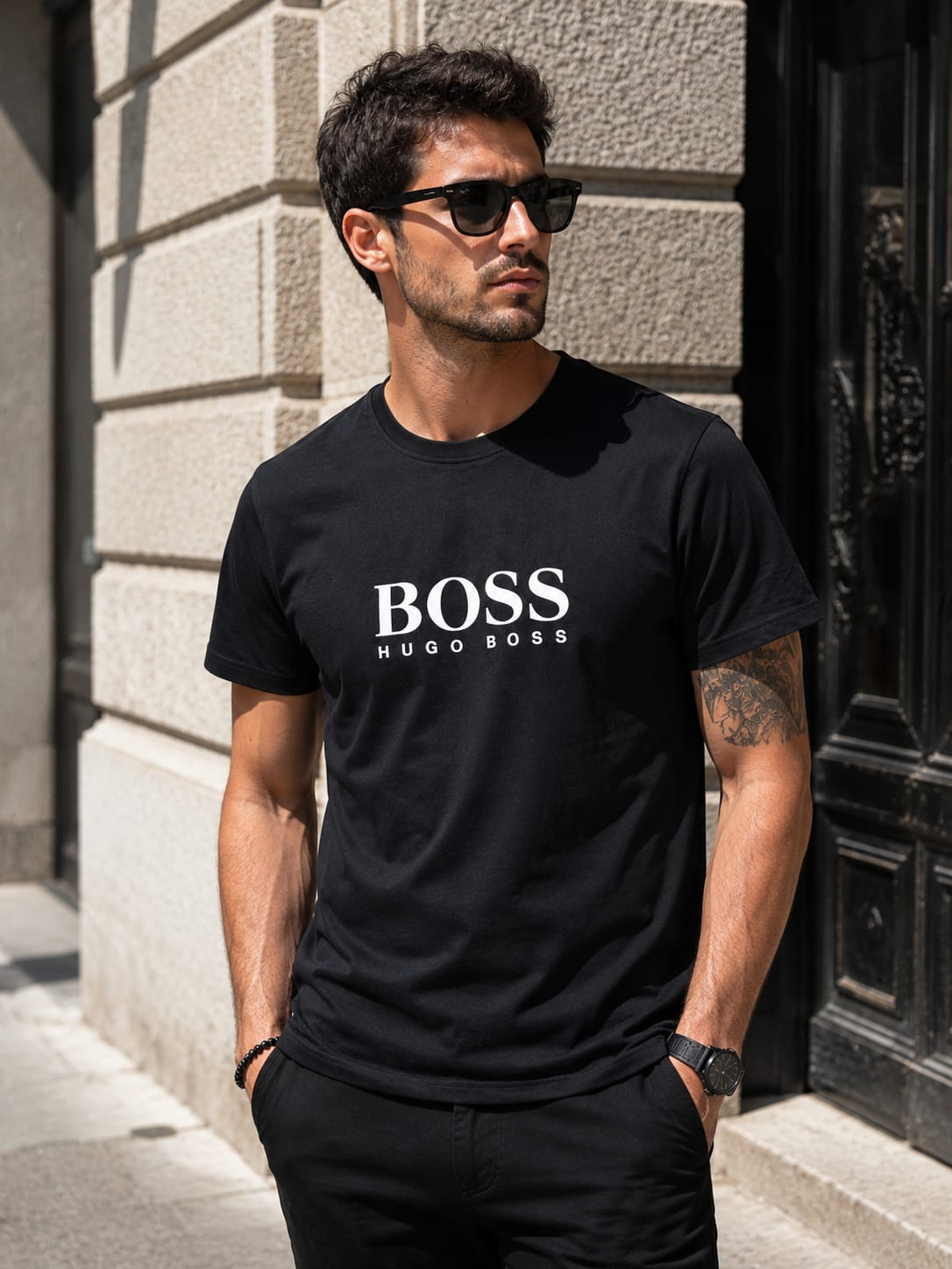 Tricou Hugo Boss - Bumbac