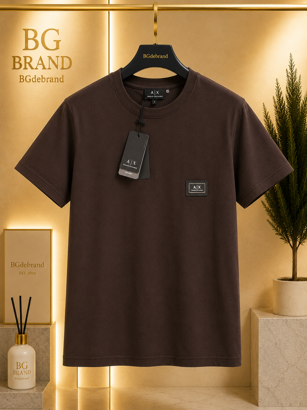 08 - AX - T-shirt Brown