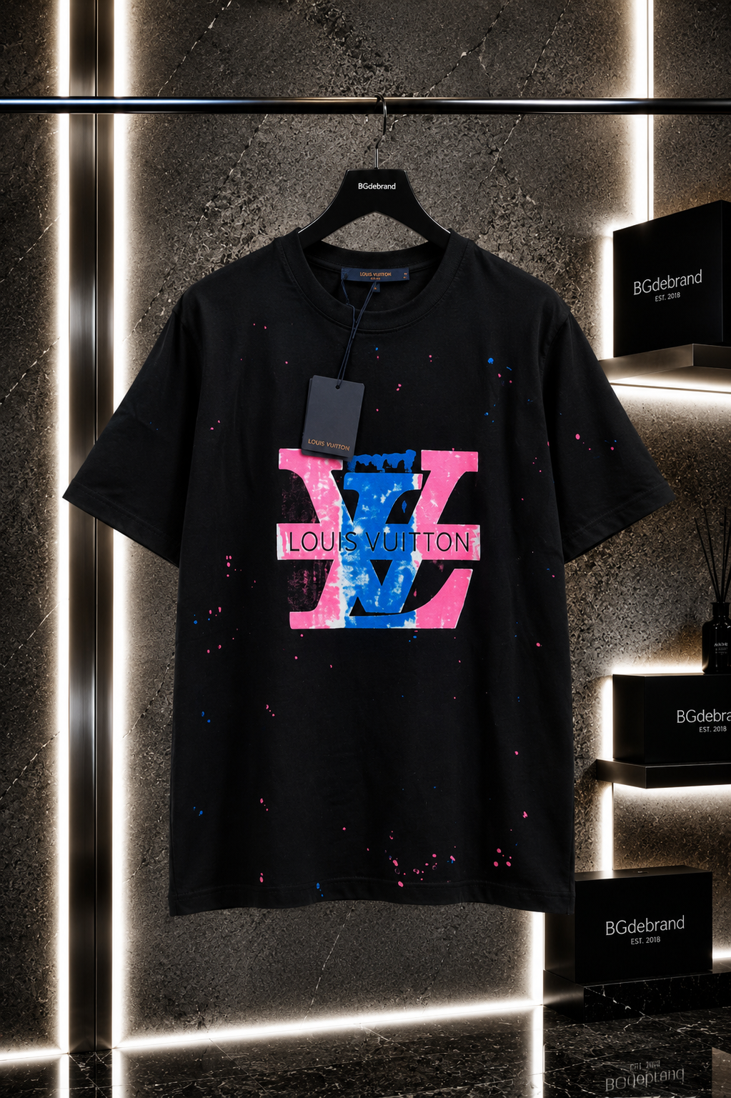 A - Louis Vuitton  - Black