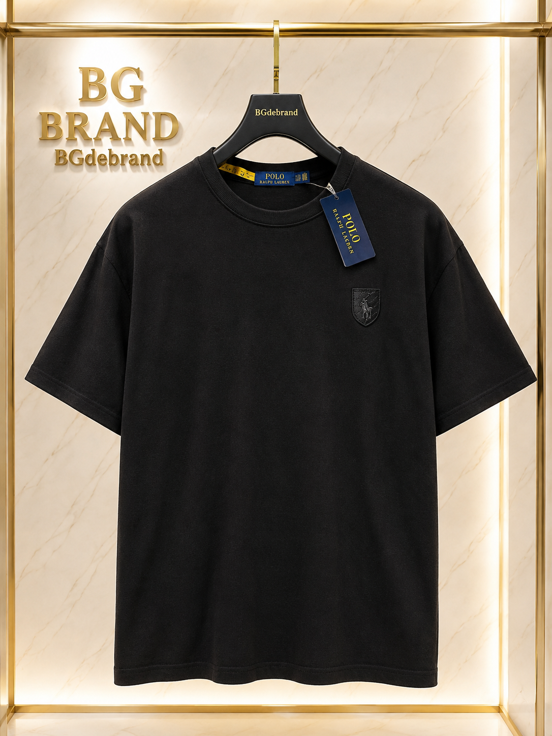 0001 - Polo - T-Shirt Black