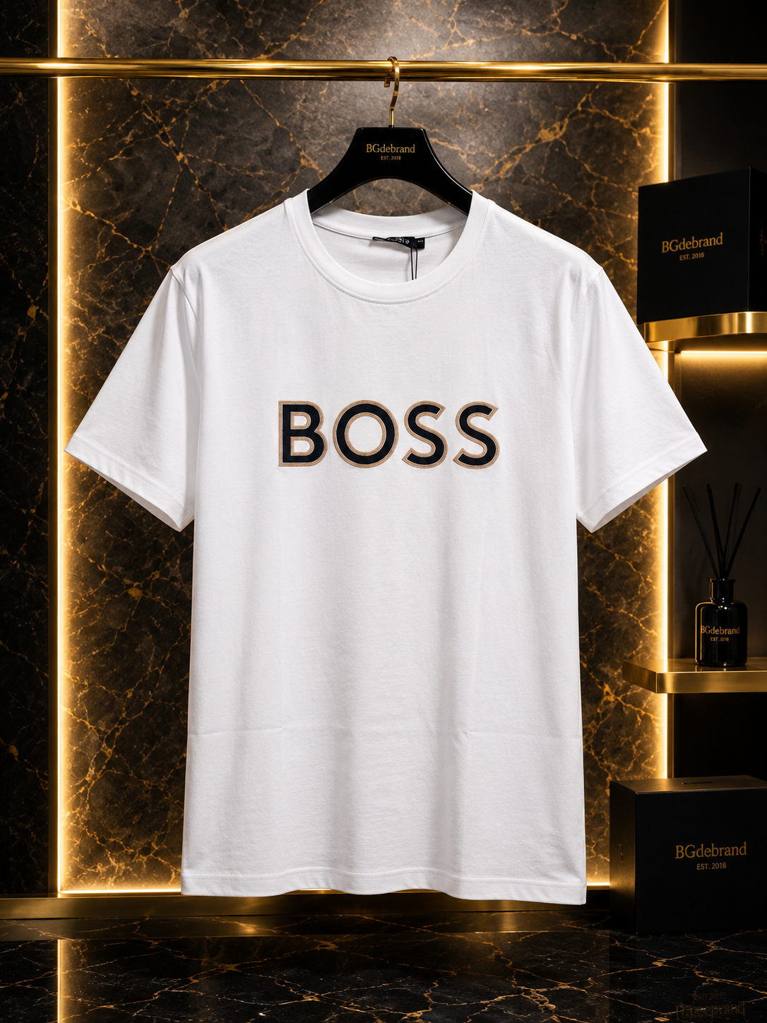 Tricou Boss - White