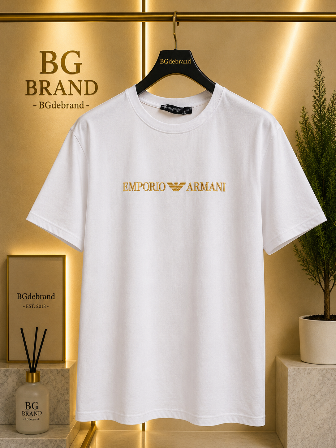 06 - Emporio Armani - White & Gold