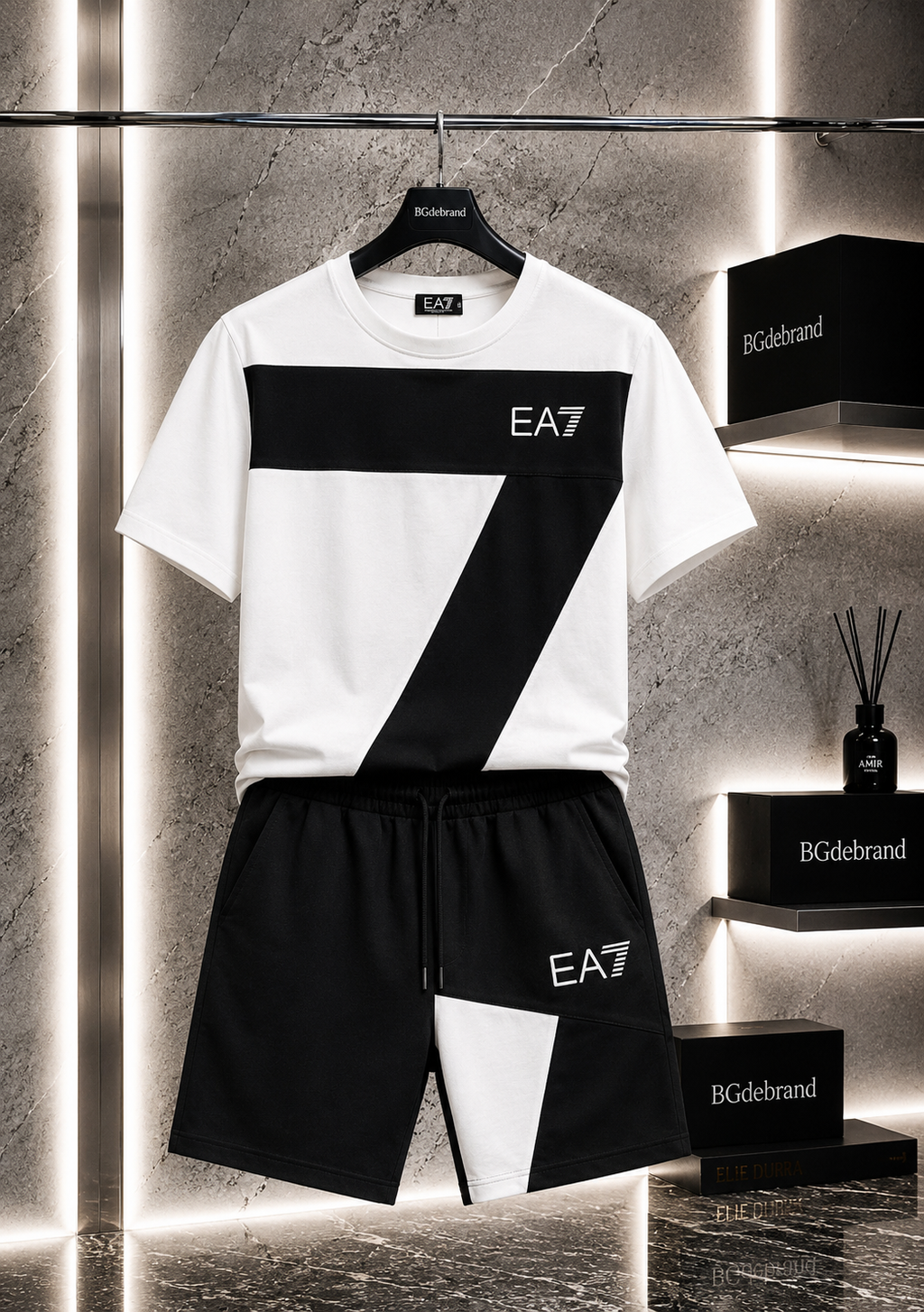 Compleu EA7 - White&Black