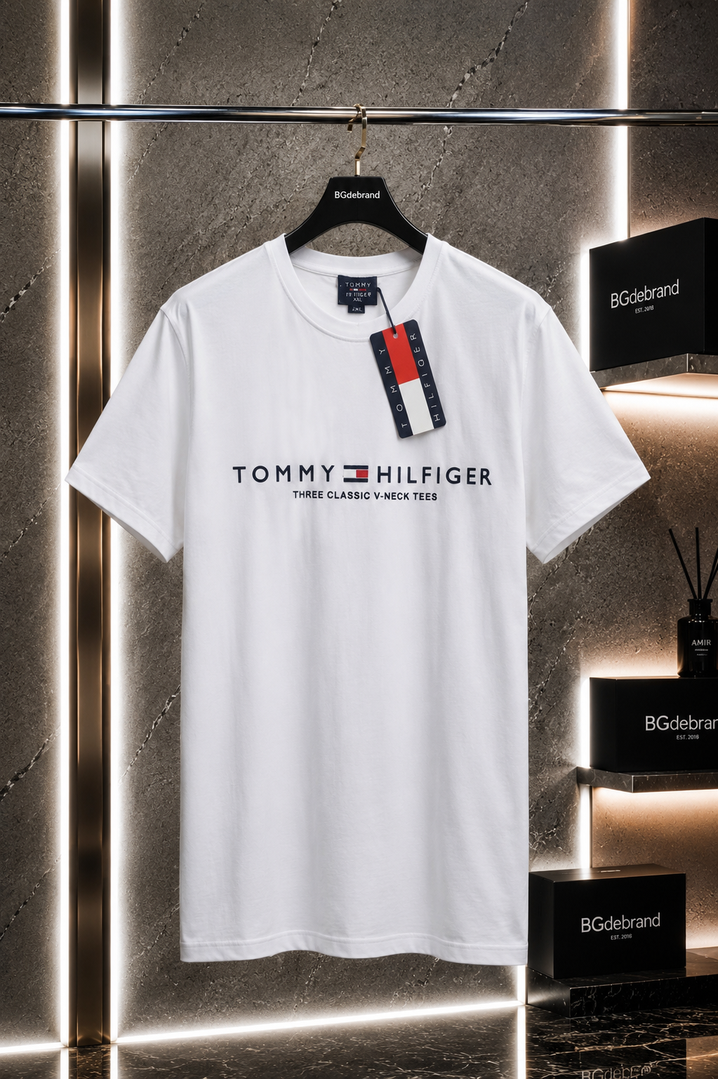 Tricou Tommy Hilfiger Alb