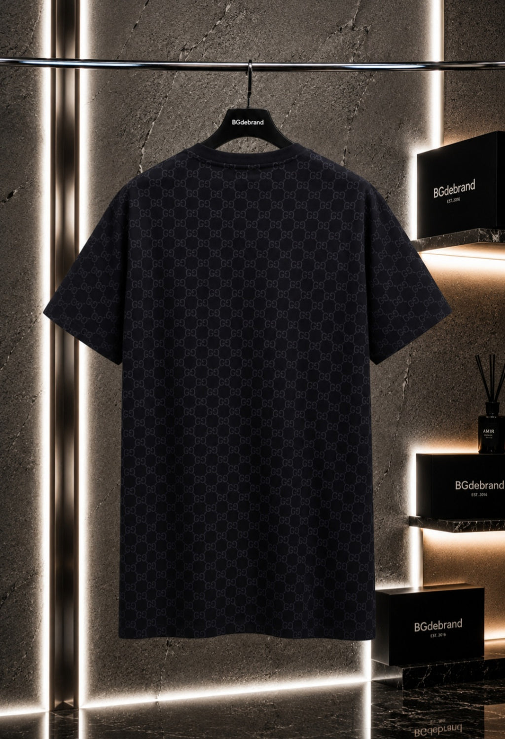 Tricou Gucci Negru – Model Premium