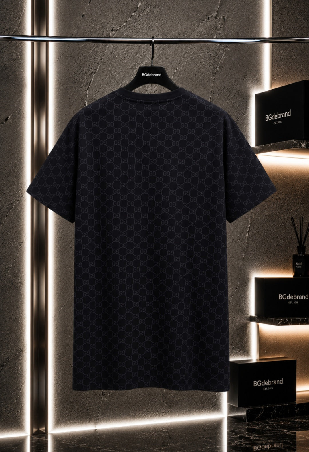 Tricou Gucci Negru – Model Premium