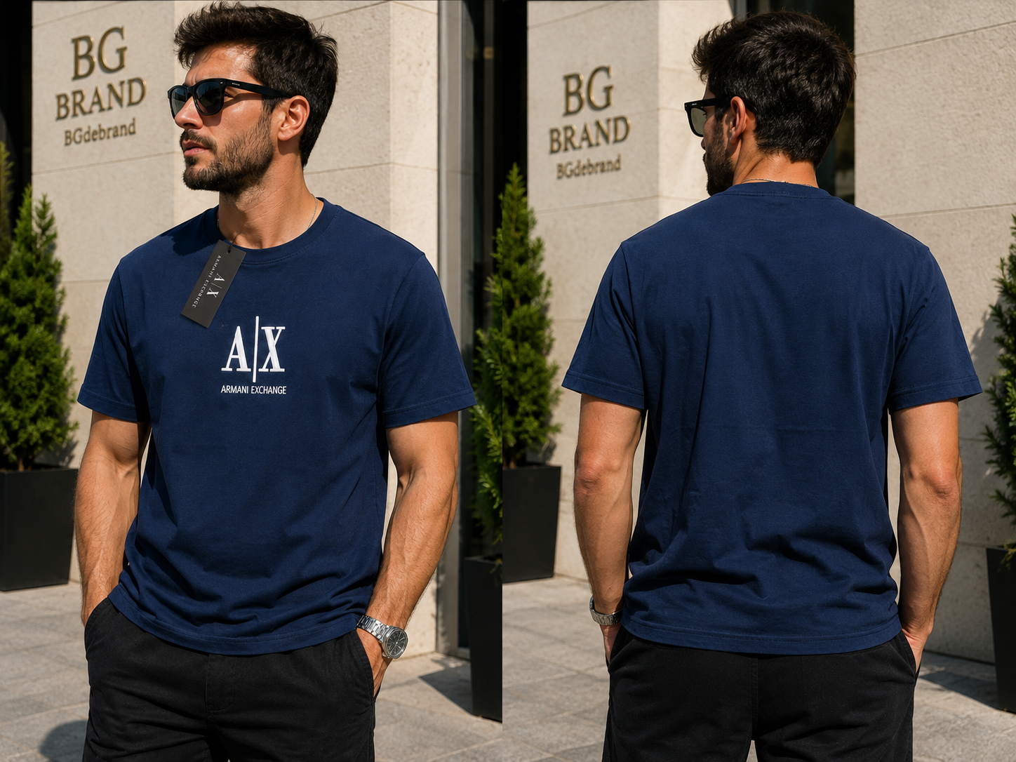 05 - AX T-shirt - Blue