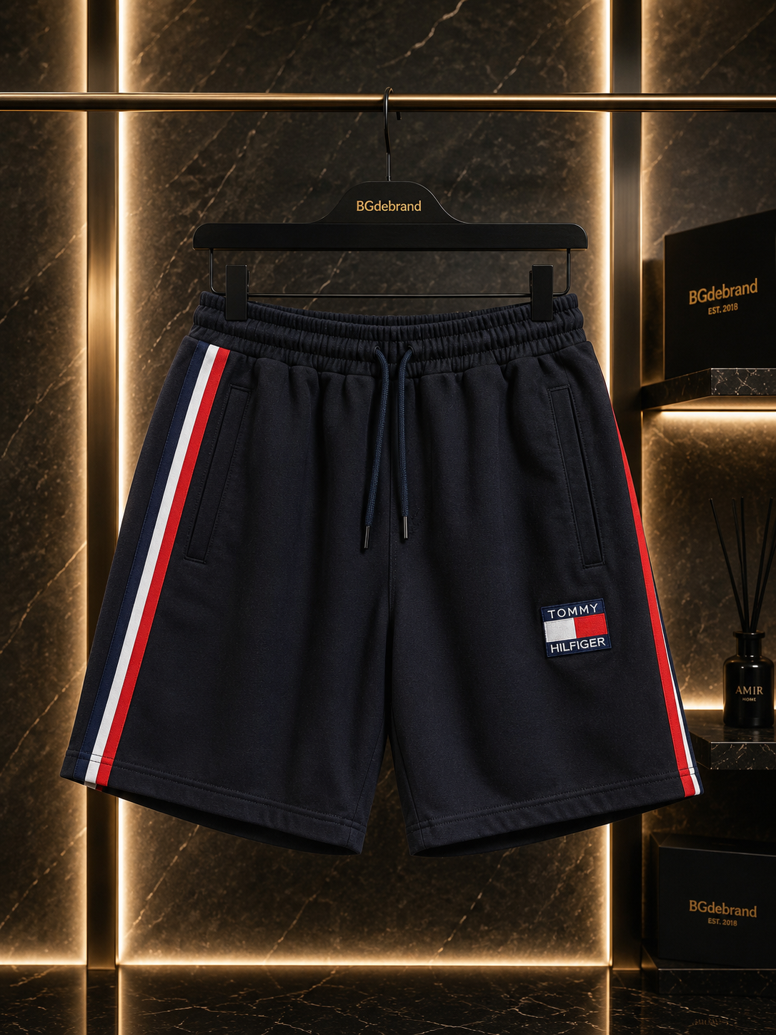 Pantaloni scurți Tommy Hilfiger – Black