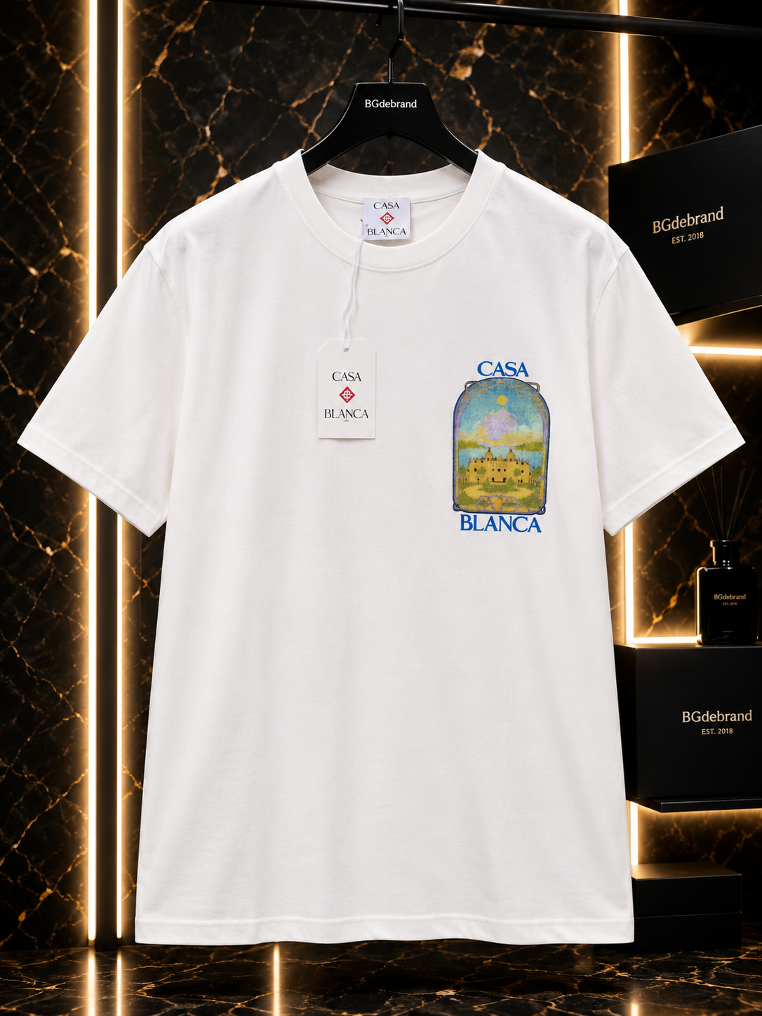 A - Casablanca T-shirt - Premium White