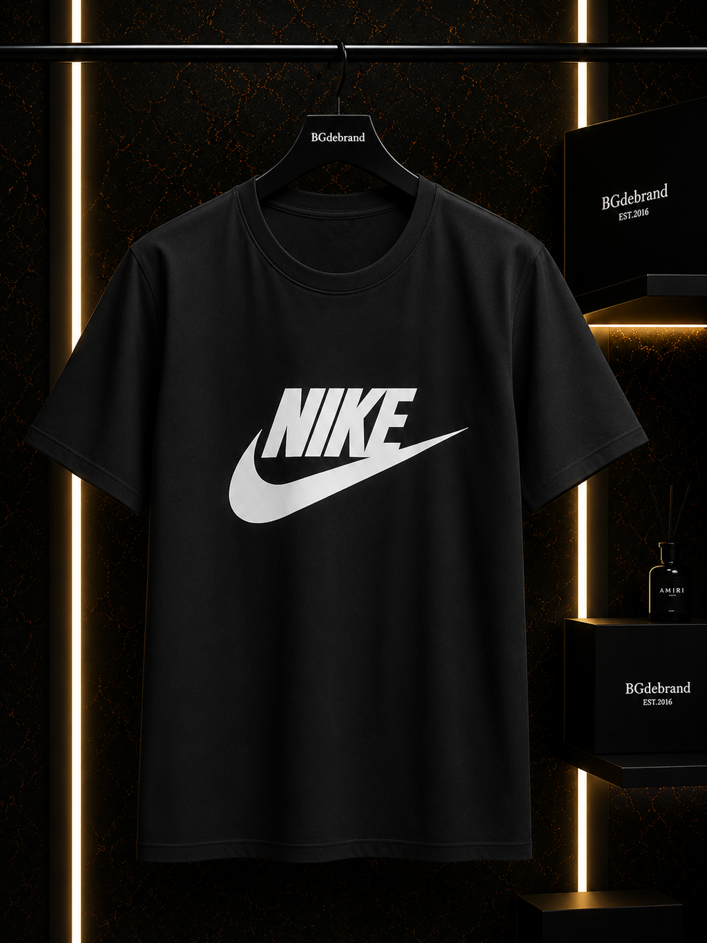 A - T-shirt Nike - black