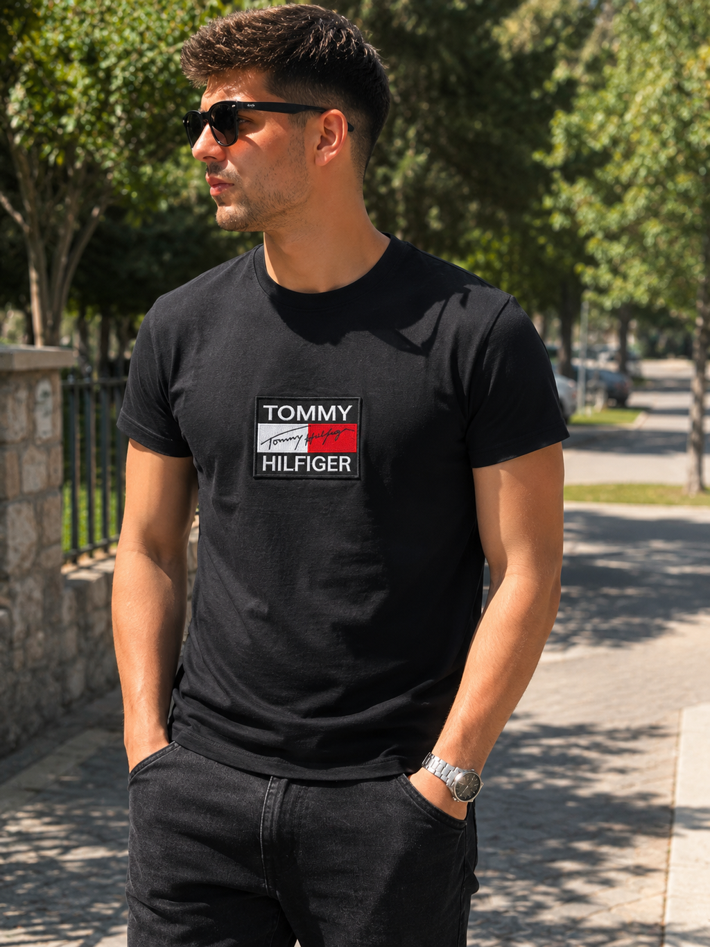 T-Shirt Tommy Hilfiger - Black