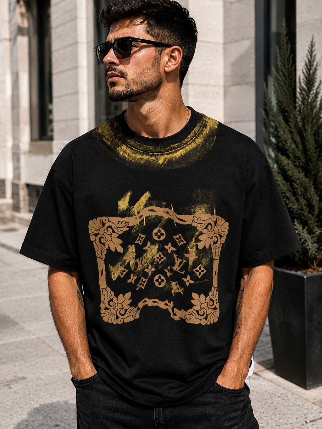 07 - Louis Vuitton Black & Gold