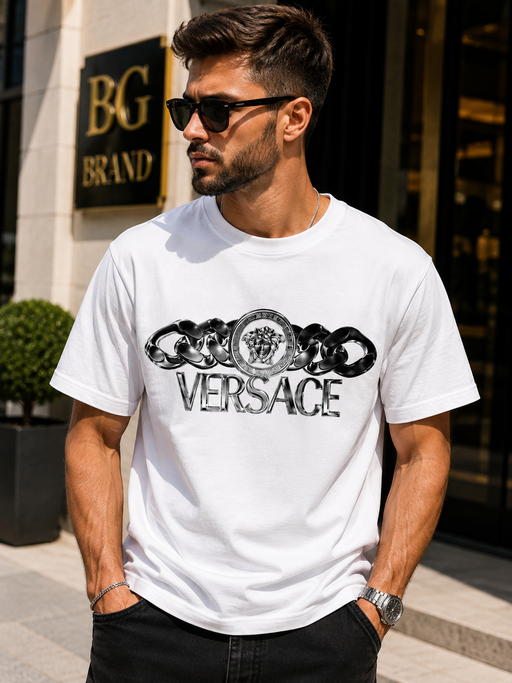 Versace  - White
