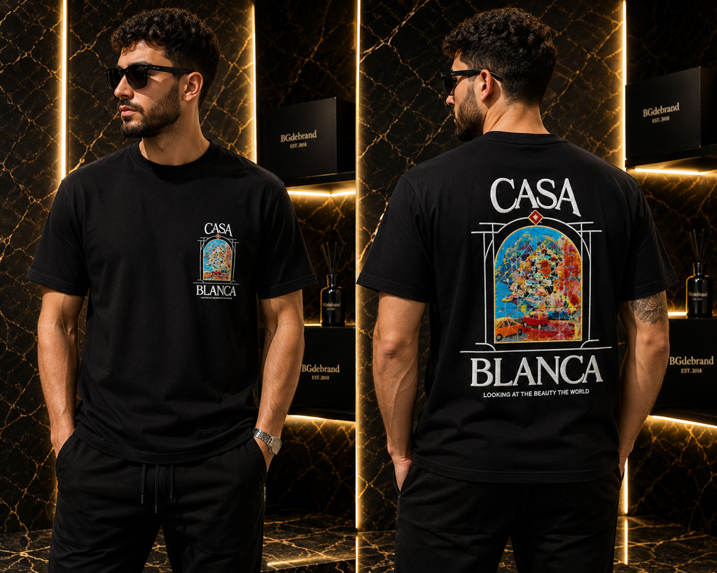 A - Casablanca T-Shirt - Black