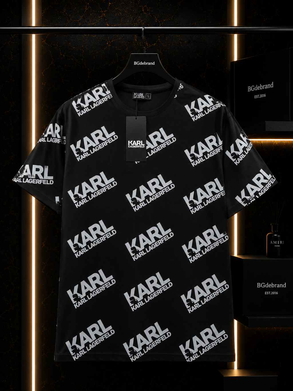 A - T-shirt Karl Largafield black