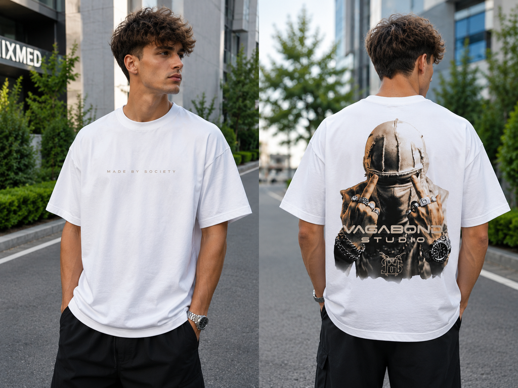 PREMIUM – Tricou Made by Society Oversize