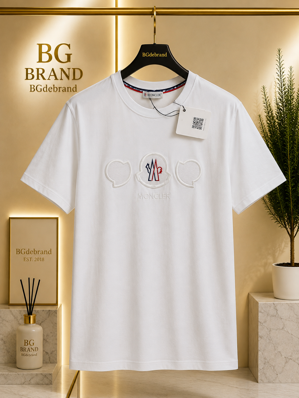 10 - Moncler T-shirt White