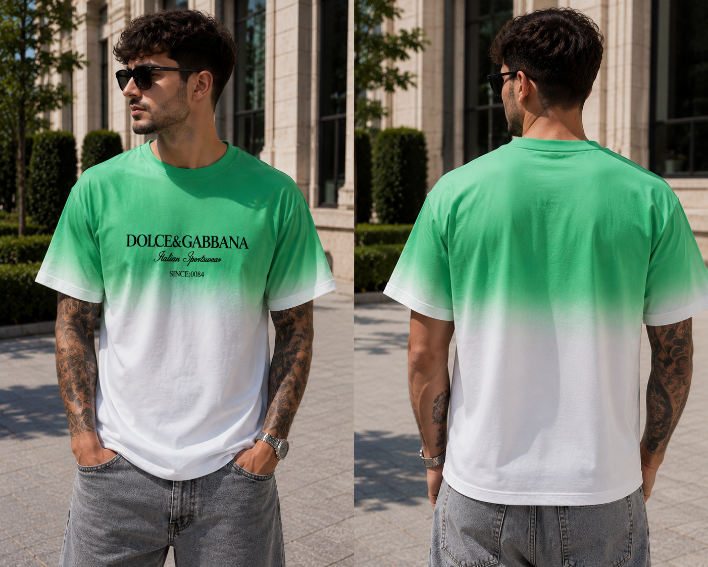 A - Dolce & Gabbana - White & Green