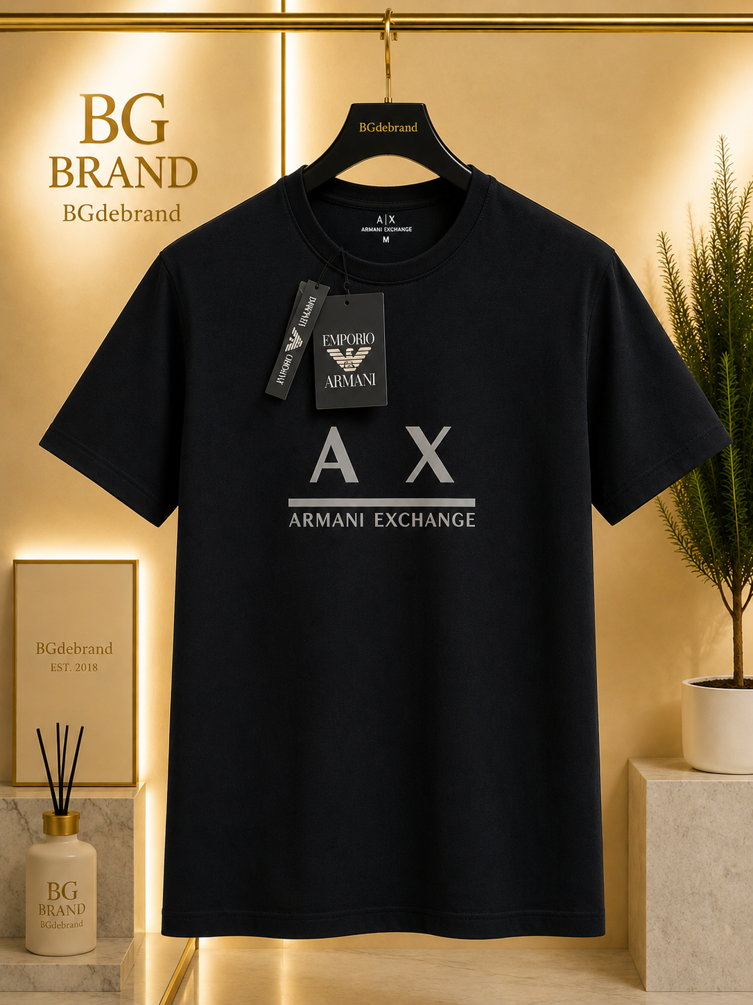11 - AX - T-shirt Black