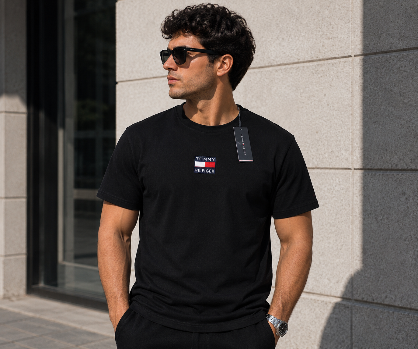 04 - Tommy Hilfiger - Logo brodat