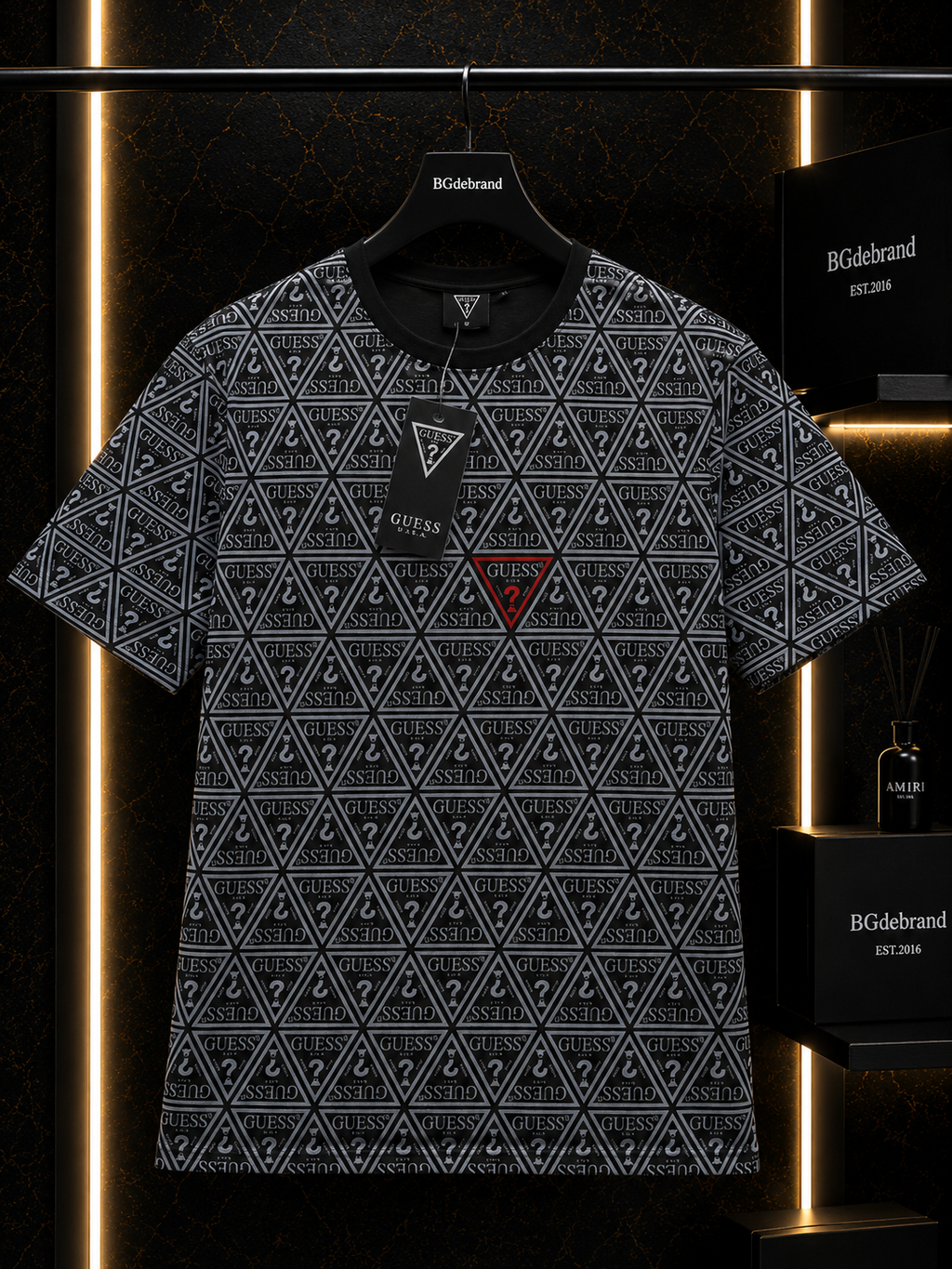 A - T-shirt Guess - Black
