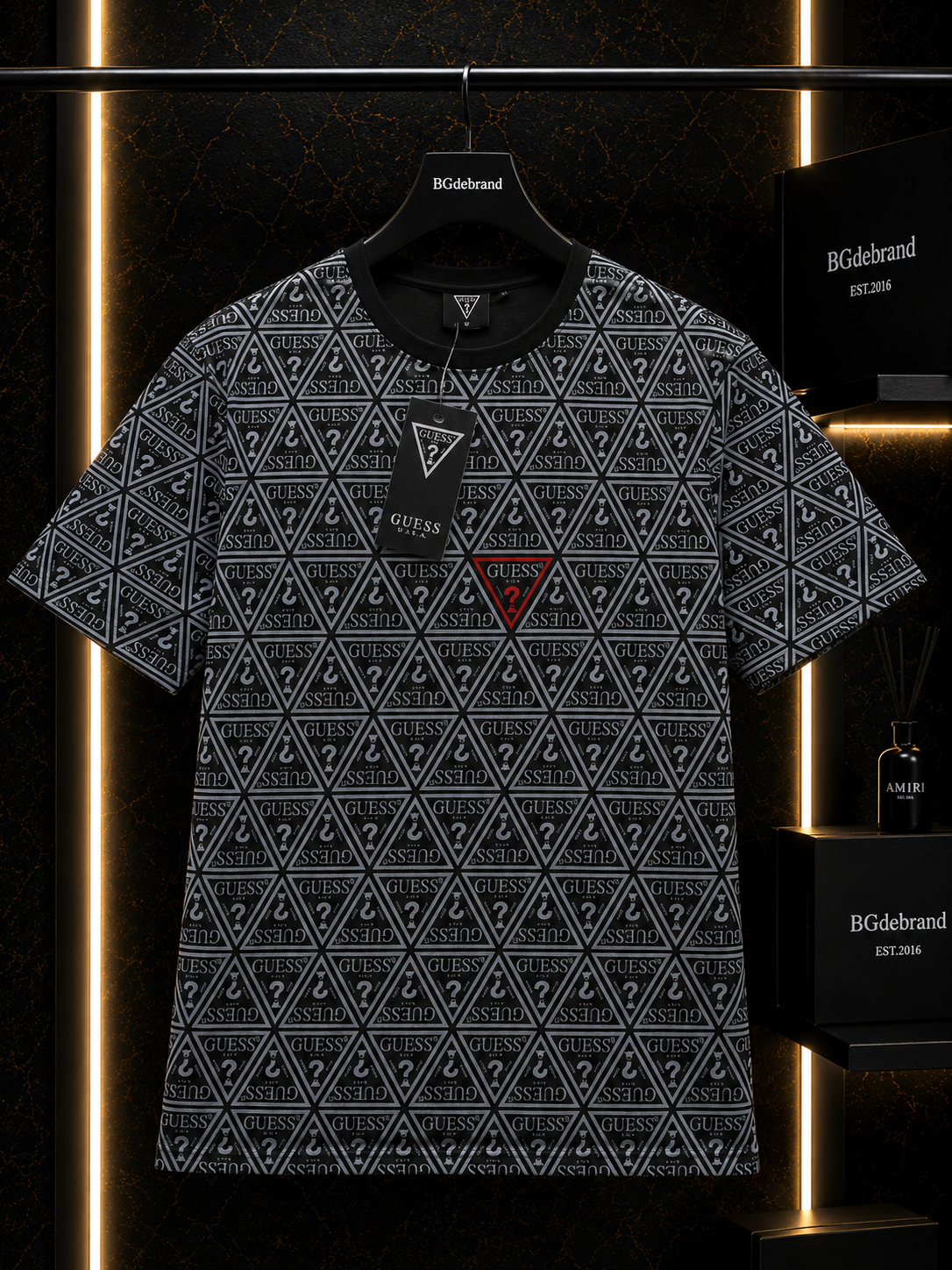 A - T-shirt Guess - Black